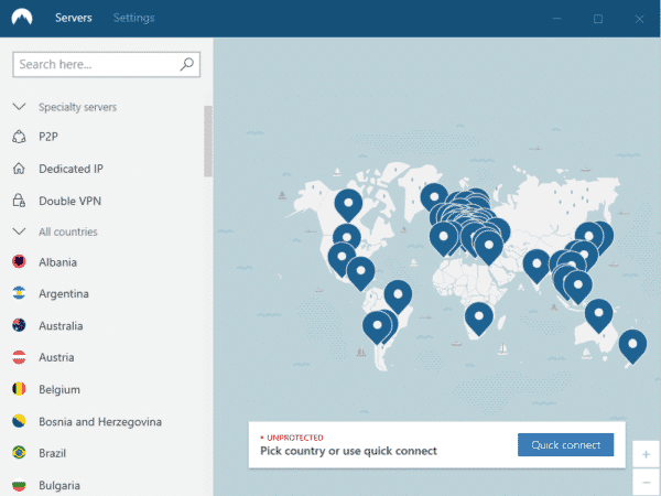 Software von NordVPN