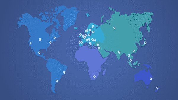 SaferVPN Standorte